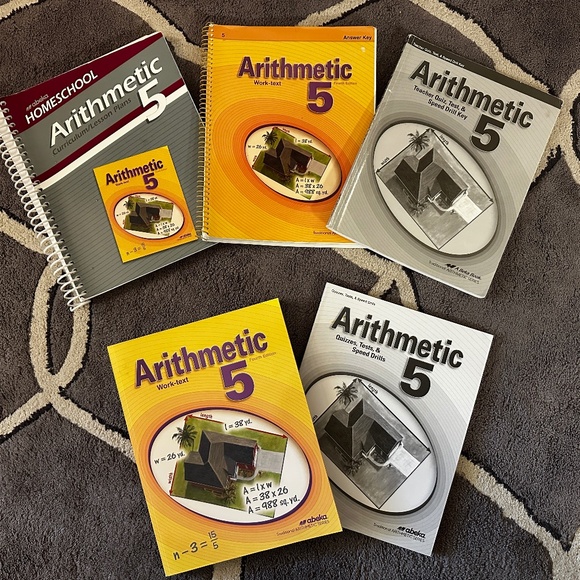 Abeka Grade 5 Arithmetic full set (4th Edition) - Picture 1 of 8
